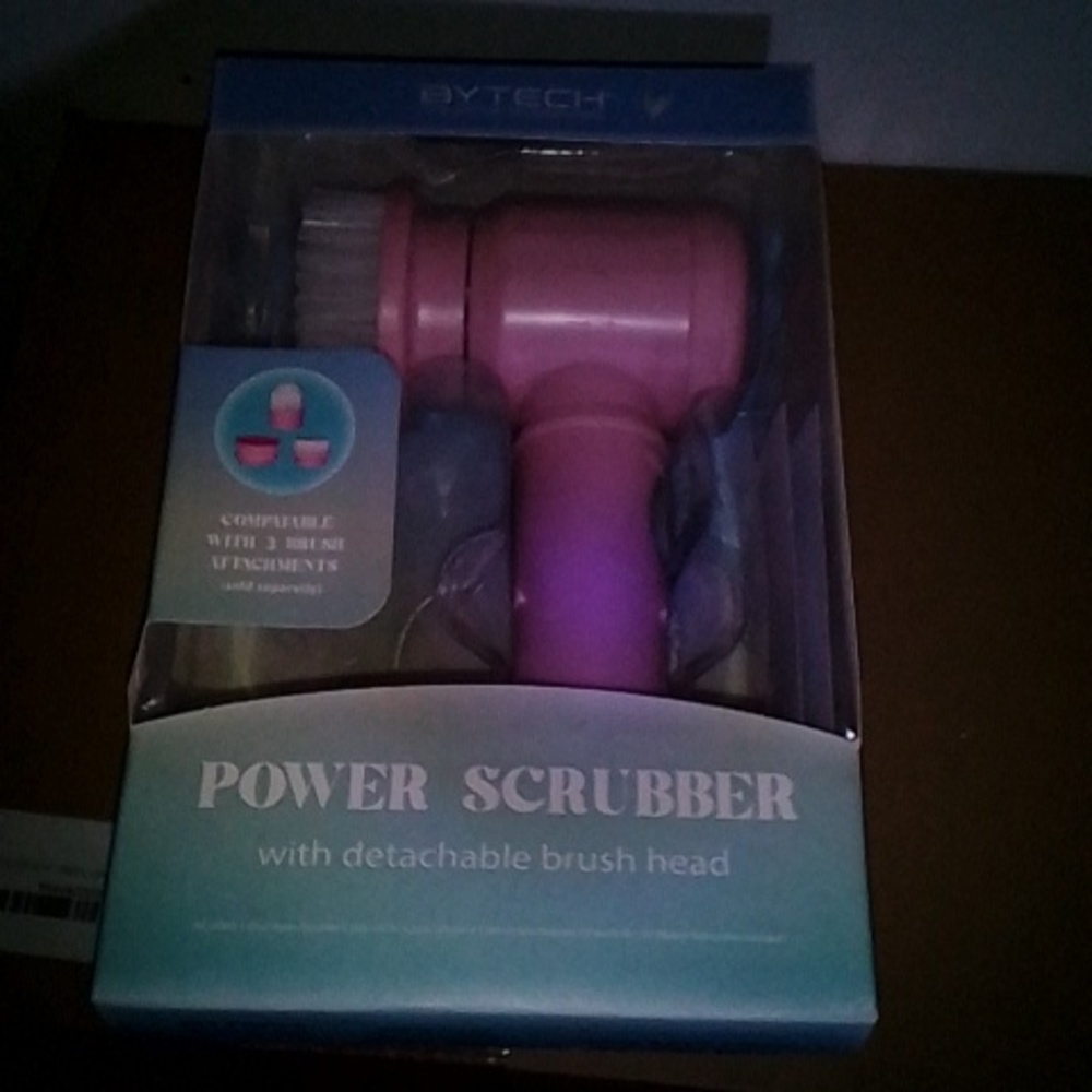 Pink Power Scrubber with Detachable Brush Head - Picture 4 of 4